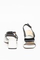 Tosca Blu Sandale slingback din piele cu model colorblock Larimar Femei
