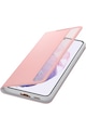 Samsung Husa de protectie  Smart Clear View Cover pentru Galaxy S21 Plus, Pink Femei
