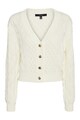 Vero Moda Cardigan crop din amestec de bumbac organic Femei