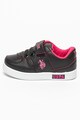 U.S. Polo Assn. Pantofi sport de piele ecologica Cameron Fete