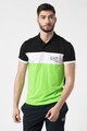 EA7 Tricou polo cu model colorblock Barbati