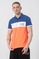 EA7 Tricou polo cu model colorblock Barbati