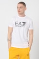 EA7 Tricou cu decolteu la baza gatului si imprimeu logo Barbati