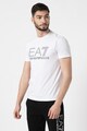 EA7 Tricou cu decolteu la baza gatului si imprimeu logo Barbati