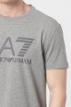 EA7 Tricou cu decolteu la baza gatului si imprimeu logo Barbati