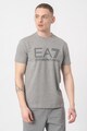 EA7 Tricou cu decolteu la baza gatului si imprimeu logo Barbati