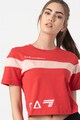 EA7 Tricou crop cu imprimeu logo Femei