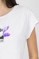 EA7 Tricou din amestec de modal cu imprimeu grafic si logo Femei