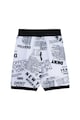 DKNY Pantaloni scurti cu imprimeu text si logo Baieti