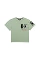 DKNY Tricou de bumbac cu imprimeu logo Baieti