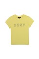 DKNY Tricou cu imprimeu logo Fete