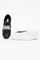 Karl Lagerfeld Bőr sneaker logós pánttal női