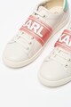 Karl Lagerfeld Pantofi sport de piele cu banda logo Femei