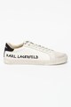 Karl Lagerfeld Pantofi sport de piele si material textil Skool Barbati