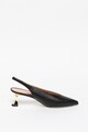 Pollini Pantofi slingback de piele cu varf ascutit Femei