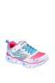 Skechers Pantofi sport cu velcro S Lights: Heart Lights - Love Spark Fete