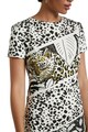 DESIGUAL Rochie mini tip tricou cu animal print Femei