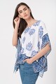 DESIGUAL Bluza vaporoasa cu model etnic Andes Femei