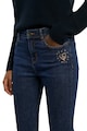 DESIGUAL Blugi crop skinny Alba Femei