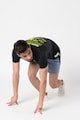 Under Armour Tricou cu decolteu la baza gatului, pentru fitness Project Rock Wrecking Barbati