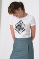 Jack Wolfskin Тениска с органичен памук с щампа Жени