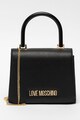 Love Moschino Geanta de piele ecologica cu logo si bareta Femei