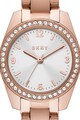 DKNY Ceas quartz de otel inoxidabil Femei