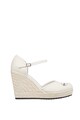 CALVIN KLEIN JEANS Sandale tip espadrile wedge cu logo Femei