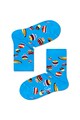 Happy Socks Set 3 perechi de sosete, unisex, cu imprimeu prajiturele, Multicolor Fete