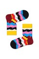 Happy Socks Set 3 perechi de sosete, unisex, cu imprimeu prajiturele, Multicolor Fete