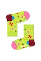 Happy Socks Set 2 perechi de sosete, unisex, cu imprimeuri diverse, Albastru/Verde fistic Fete