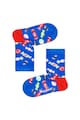 Happy Socks Set 2 perechi de sosete, unisex, cu imprimeuri diverse, Albastru/Verde fistic Fete