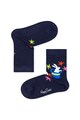 Happy Socks Set 4 perechi de sosete scurte, unisex, cu imprimeu, Multicolor Fete