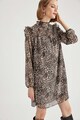 DeFacto Rochie mini lejera cu animal print Femei