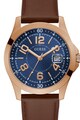 GUESS Ceas quartz cu o curea din piele Barbati