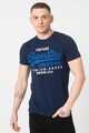 SUPERDRY Tениска с овално деколте и лого Мъже