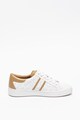 Michael Kors Pantofi sport de piele ecologica cu imprimeu logo Keaton Stripe Femei