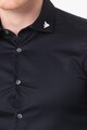 Emporio Armani Риза по тялото с бродирано лого Мъже