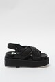 Diesel Sandale slingback wedge de piele Scirocco XR Femei