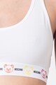 Moschino Спортен сутиен с изрязан гръб и лого Жени