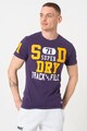 SUPERDRY Tricou cu decolteu la baza gatului si imprimeu logo Track&Field Barbati