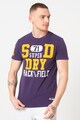 SUPERDRY Tricou cu decolteu la baza gatului si imprimeu logo Track&Field Barbati