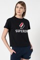 SUPERDRY Classic kerek nyakú póló hímzett logóval női