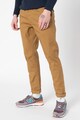 !Solid Pantaloni slim fit cu snur in talie Barbati