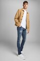 Jack & Jones Blugi slim fit cu talie joasa si croiala conica Glenn Rock Barbati