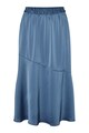 Vero Moda Fusta midi din satin cu talie elastica Femei