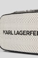 Karl Lagerfeld Geanta crossbody cu design valurit Femei
