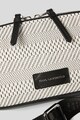 Karl Lagerfeld Geanta crossbody cu design valurit Femei