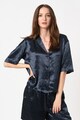 Maison Scotch Camasa lejera cu aspect de satin Femei