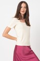 Maison Scotch Tricou din amestec de lyocell cu striatii Femei